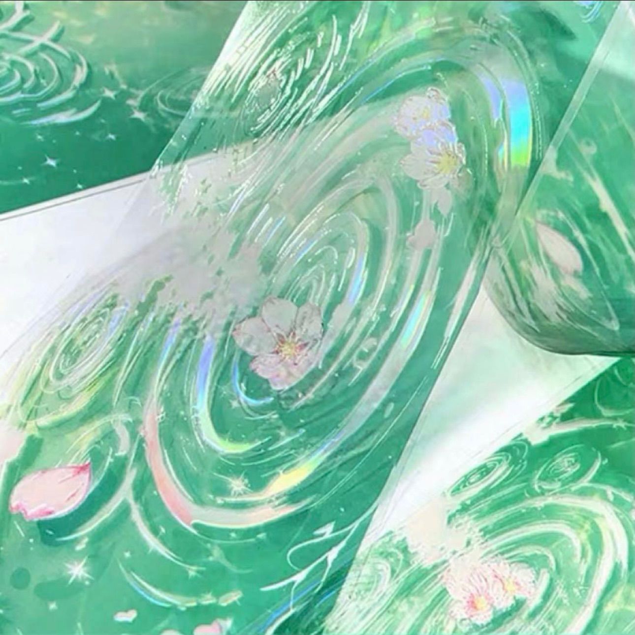 虹光 6cm×5m 春光 海外マスキングテープ 海外マステ 水面 - メルカリ