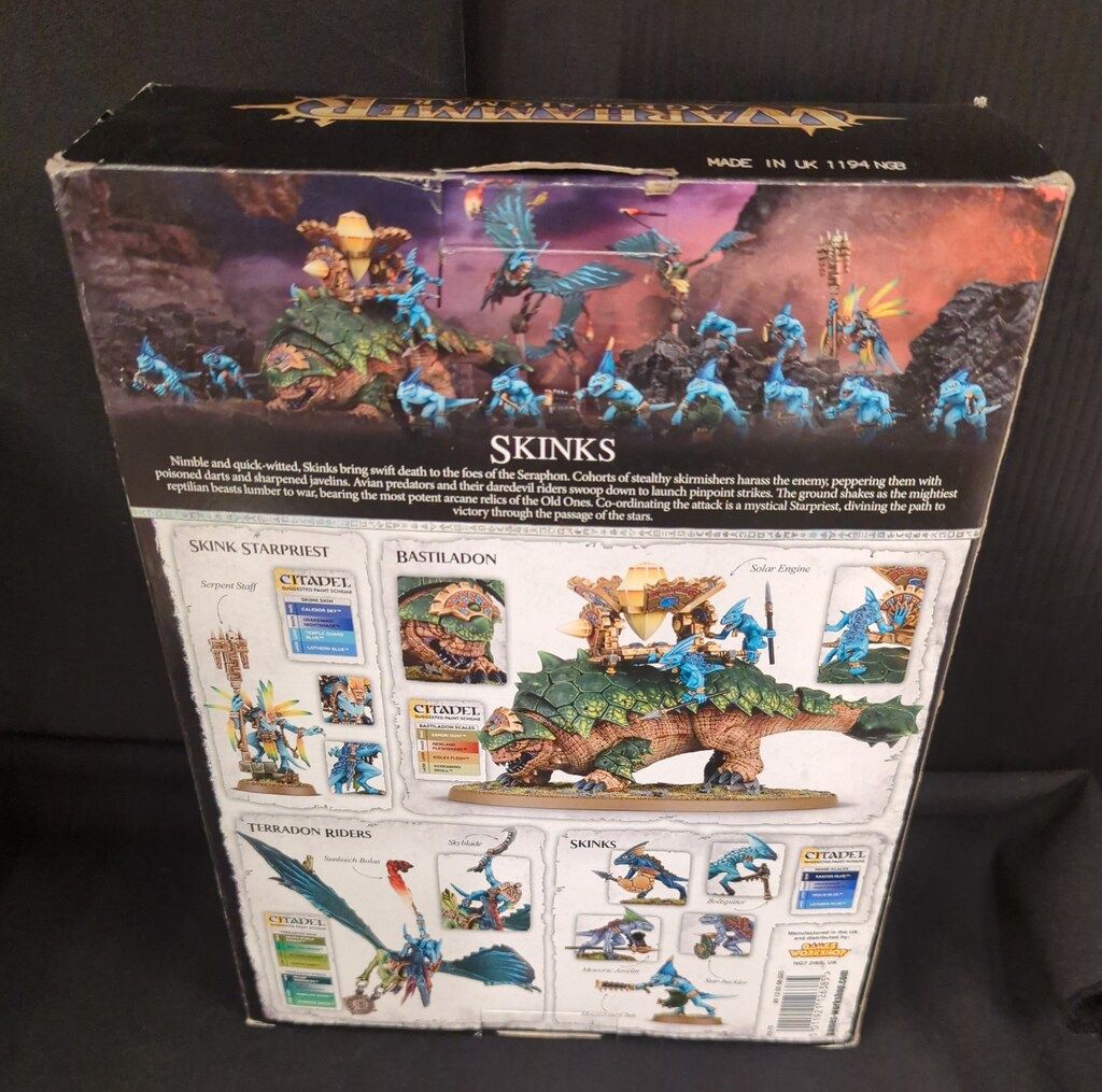 GAMESWORKSHOP WARHAMMER AGE OF SIGMAR SERAPHON !! Start Collecting! Skinks