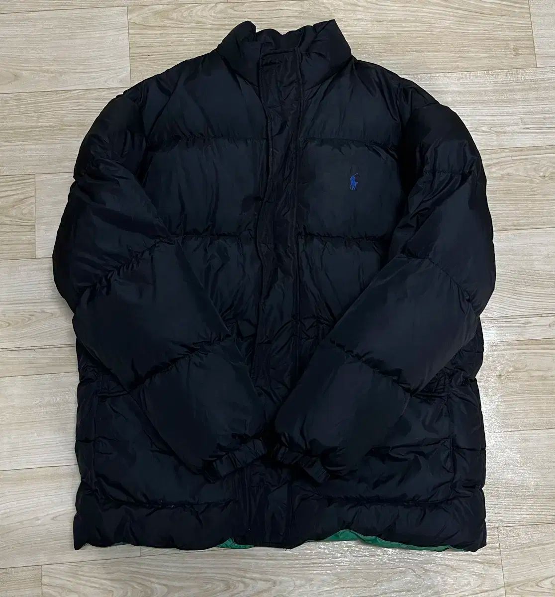 ポロ ラルフローレン ブラック ダウン アウター L