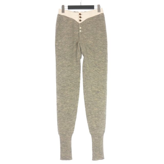 ディースクエアード DSQUARED2 23AW ウール ニットパンツ M グレー S71KB0556 正規