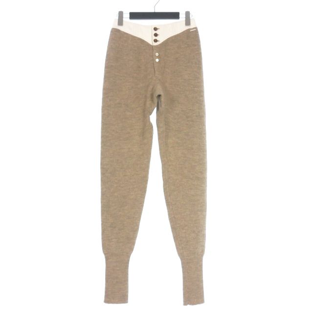 ディースクエアード DSQUARED2 23AW ウール ニットパンツ M ベージュ S71KB0556 正規