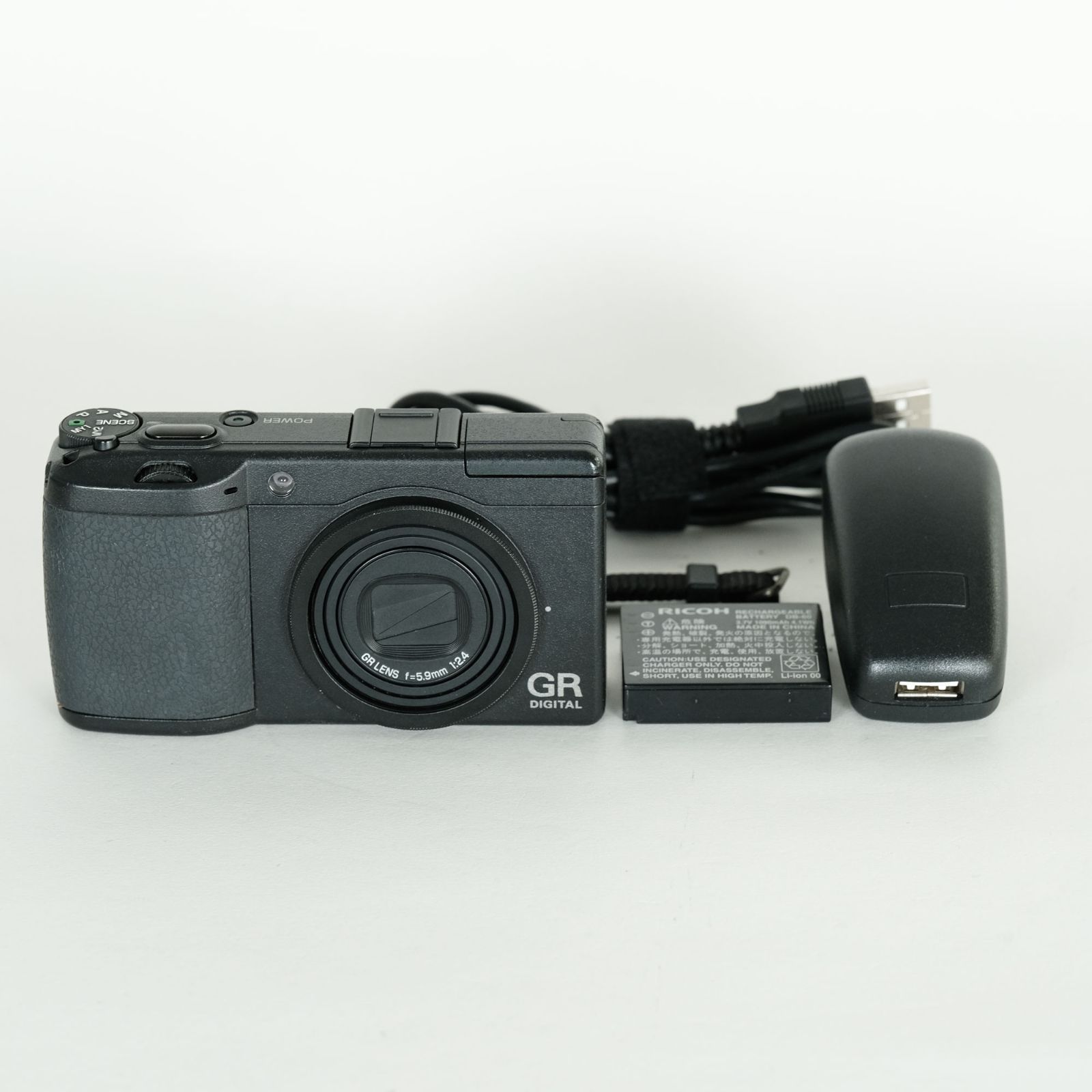 並品 シャッター数1 537回 RICOH GR DIGITAL II コンパクトデジタルカメラ