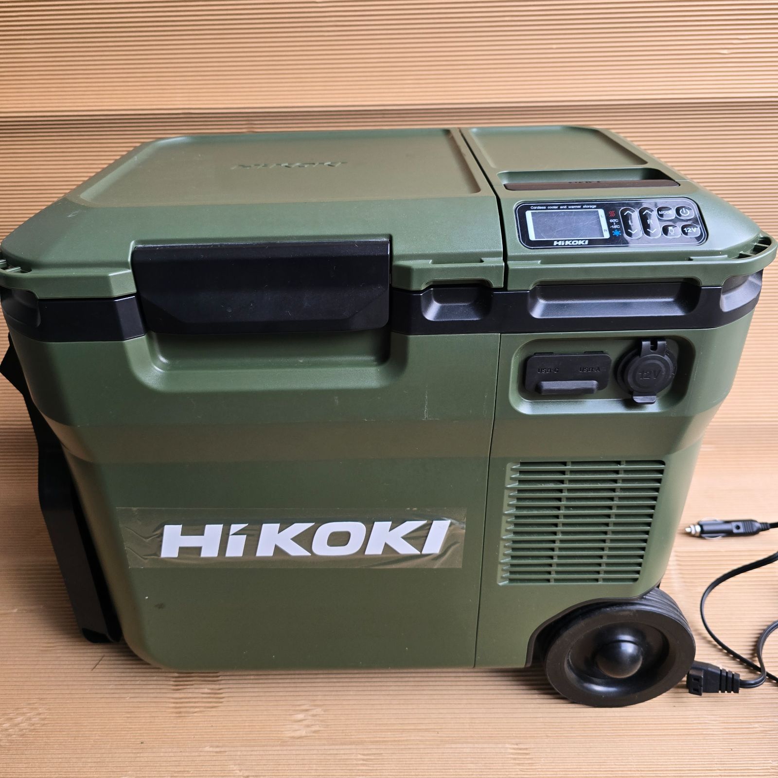 149 蓄電池なし HiKOKI ハイコーキ コードレス冷温庫 UL18DC 18L アグレッシブグリーン