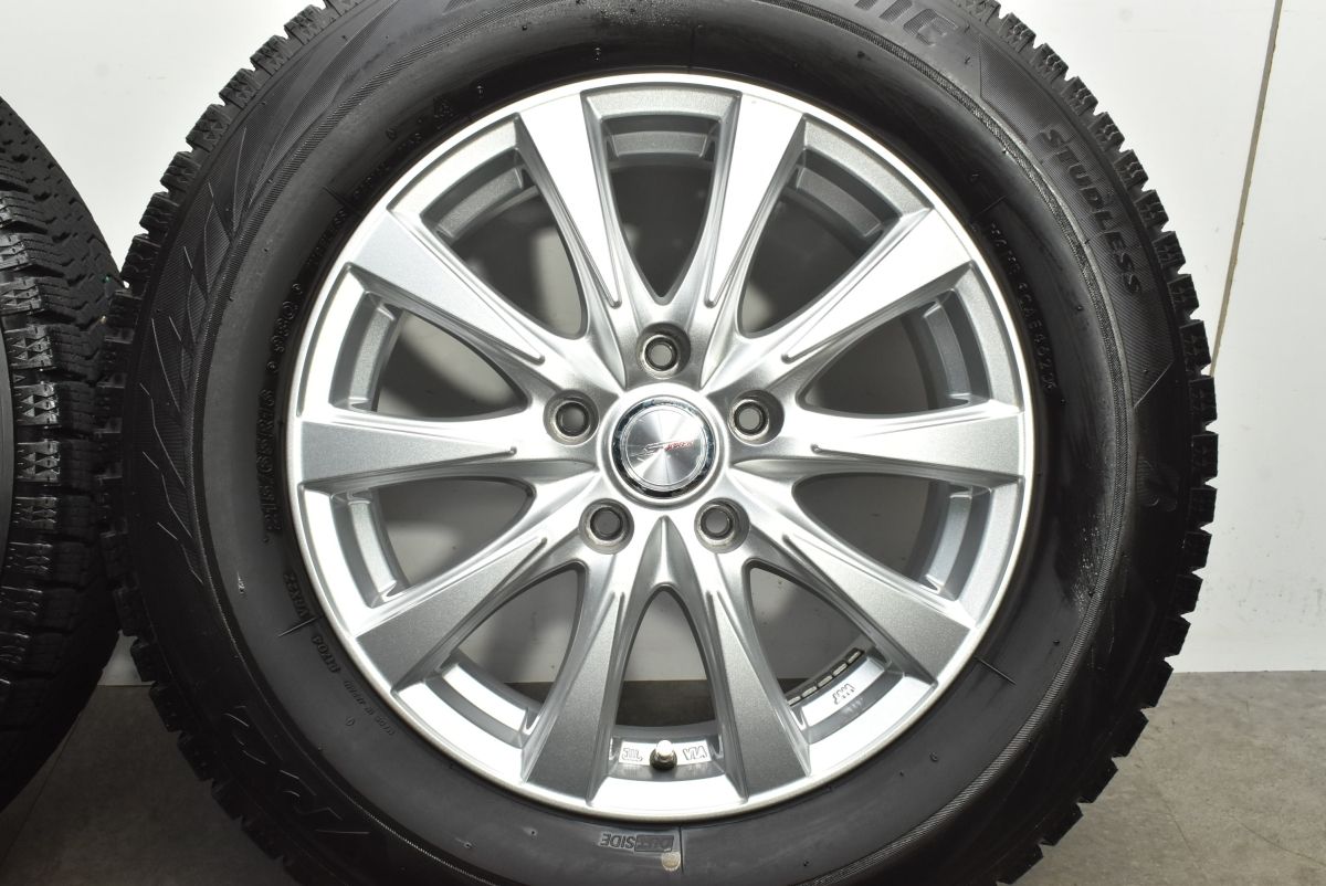  バリ溝 ジョーカー 16 in 6 5 J 47 PCD 114 3 ブリヂストン ブリザック VRX 2 215 65 R ヤリスクロス エクストレイル セレナ CX 30 16インチ タイヤ ホイールセット