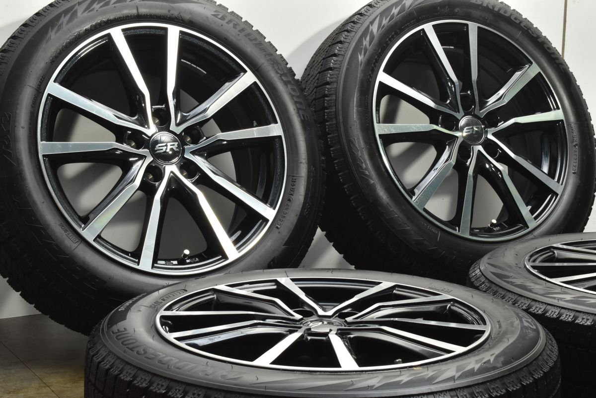 超バリ溝 ストレンジャー 17 in 7 J 48 PCD 114 3 ブリヂストン ブリザック VRX 2 195 60 R 製 60系 プリウス スタッドレス