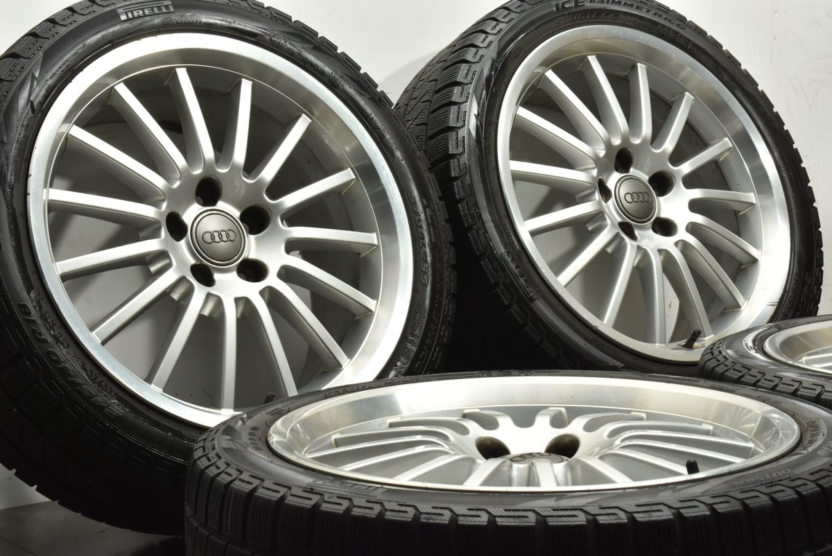 アウディ B 8 A 4 18 in J 47 PCD 112 ピレリ アイスアシンメトリコ 245 40 R S 可 ホイールのみ可