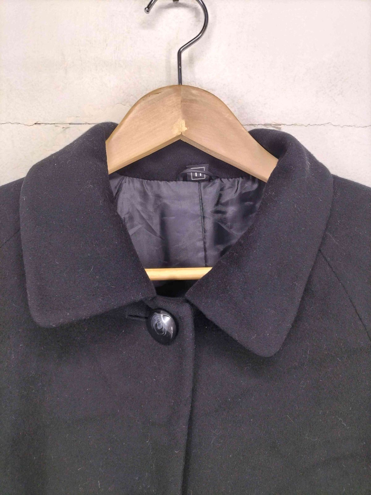 ユーズドフルギ USED古着 カシミヤ100ステンカラーコート レディース  