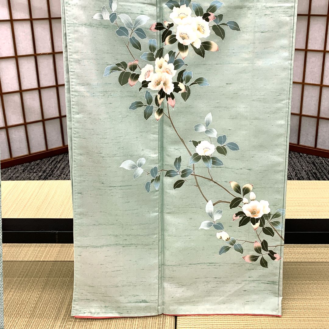  ｜適応身長 約170 cm リサイクル着物 牛首紬 訪問着 袷 2501027-40 訪問着 付け下げ 着物