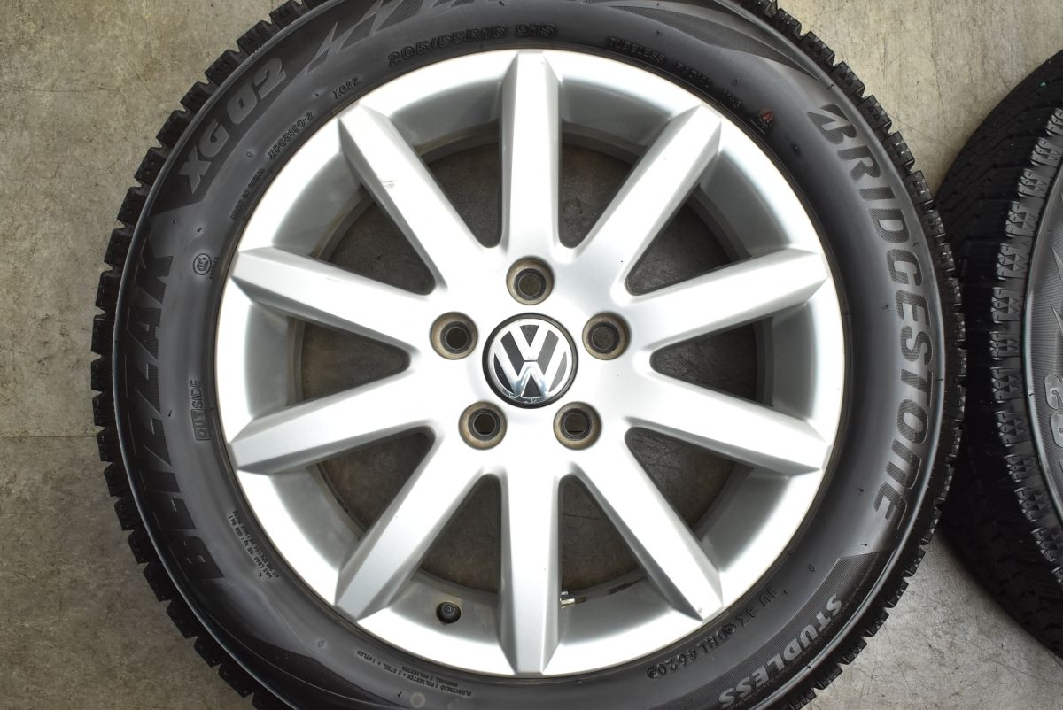 VW ゴルフヴァリアント 16 in 6 5 J 50 PCD 112 ブリヂストン ブリザック XG 02 205 55 R ゴルフ トゥーラン