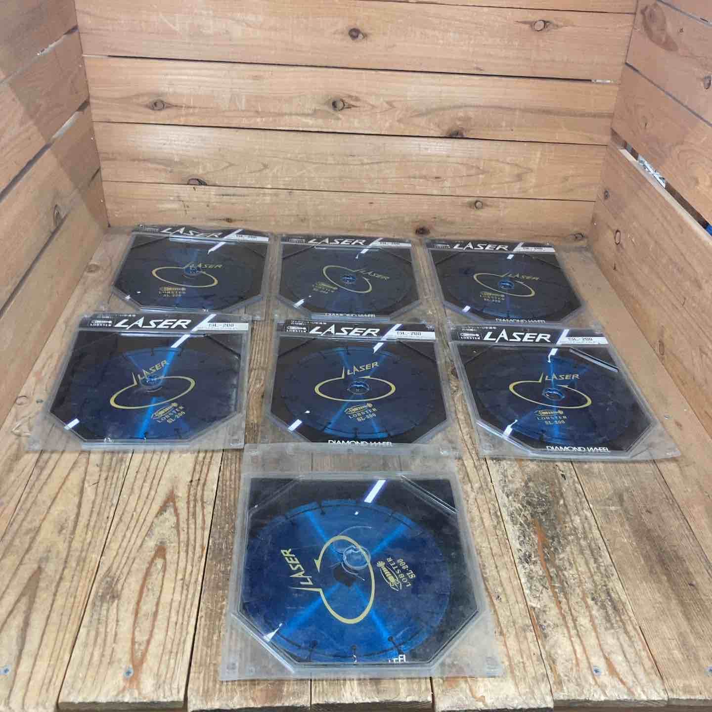 長期保管 ロブスター LOBSTER ダイヤモンドホイール SL 200 計7点 204Ｄｘ2 0Ｔｘ60Ｗｘ25 4Ｈ リング25 22 20