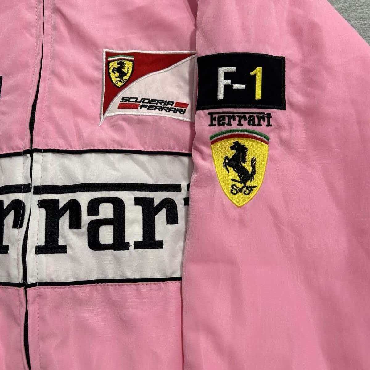 人気推薦◇ Ferrari フェラーリ F1 レーシングジャケット ブルゾン