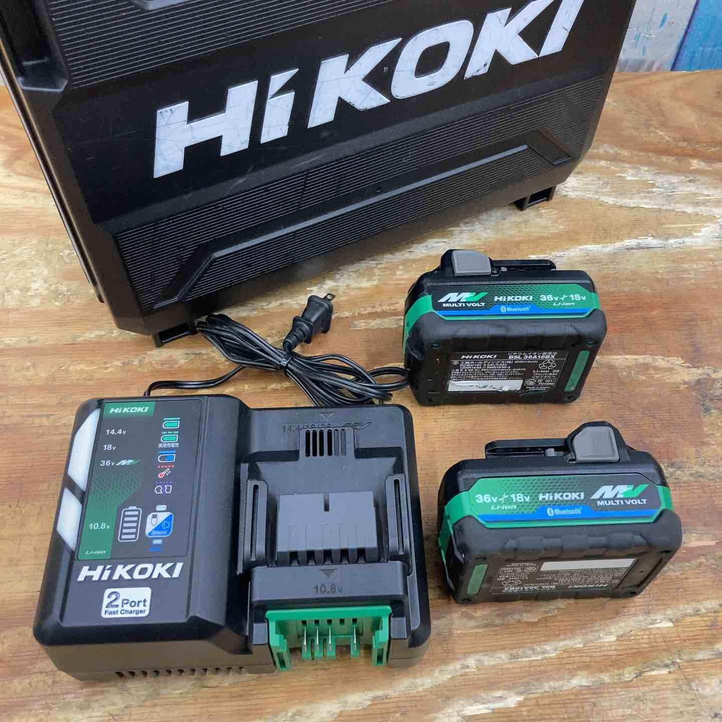  品 ハイコーキ HIKOKI 旧 日立工機 コードレスインパクトドライバー WH 36 DD 2 XHSZ IG 色 アイスグレー フルセット 柏店 電動インパクトドライバー ドリル ドライバー レンチ