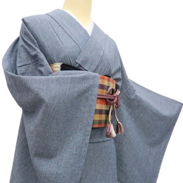 デニム風着物