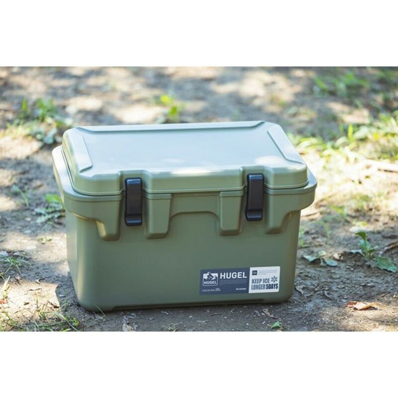  メーカー アイリスオーヤマ IRIS OHYAMA HUGEL クーラーボックス 20 L カーキ 約5 6日保冷 大容量 TC その他 アウトドア
