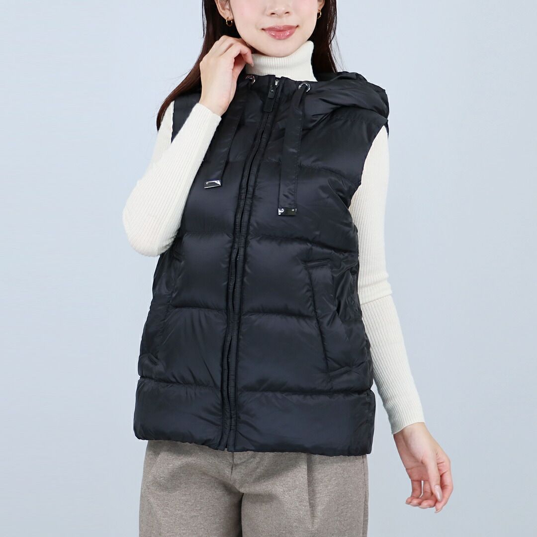 マックスマーラ キューブ MAXMARA THE CUBE レディース ダウンベスト SEIVI 2529296085 009 NERO