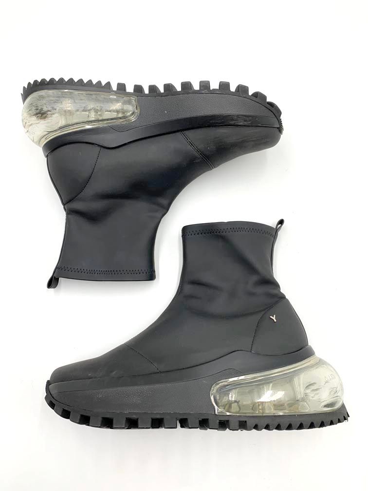 YELLO イエロー クリアソール ストレッチ ショート ブーツ sizeM 黒 レディース