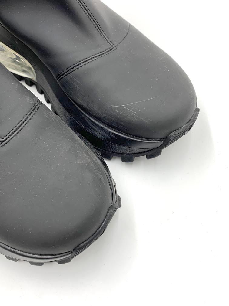  YELLO イエロー クリアソール ストレッチ ショート ブーツ sizeM 黒 レディース その他 ブーツ