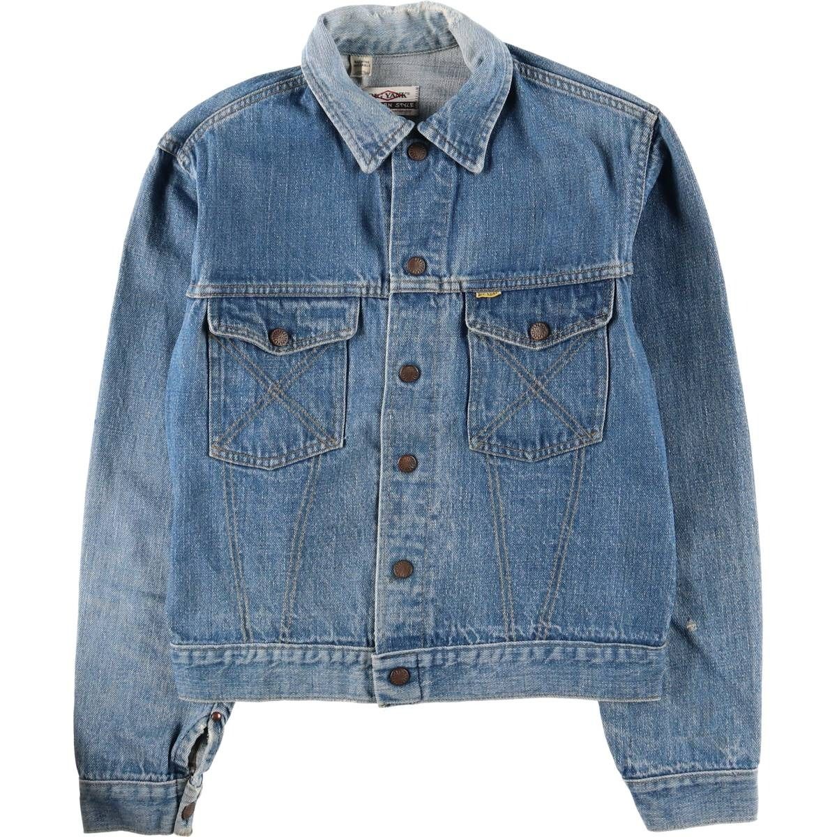 古着 70年代 ビッグヤンク BIG YANK WESTERN STYLE デニムジャケット Gジャン レディースS相当 ヴィンテージ eaa592470