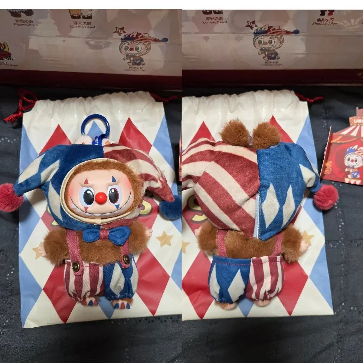 POP MART ポップマート WHY SO SERIOUS シリーズ ぬいぐるみ キーホルダー ラブブ Labubu ジャグリング ピエロ