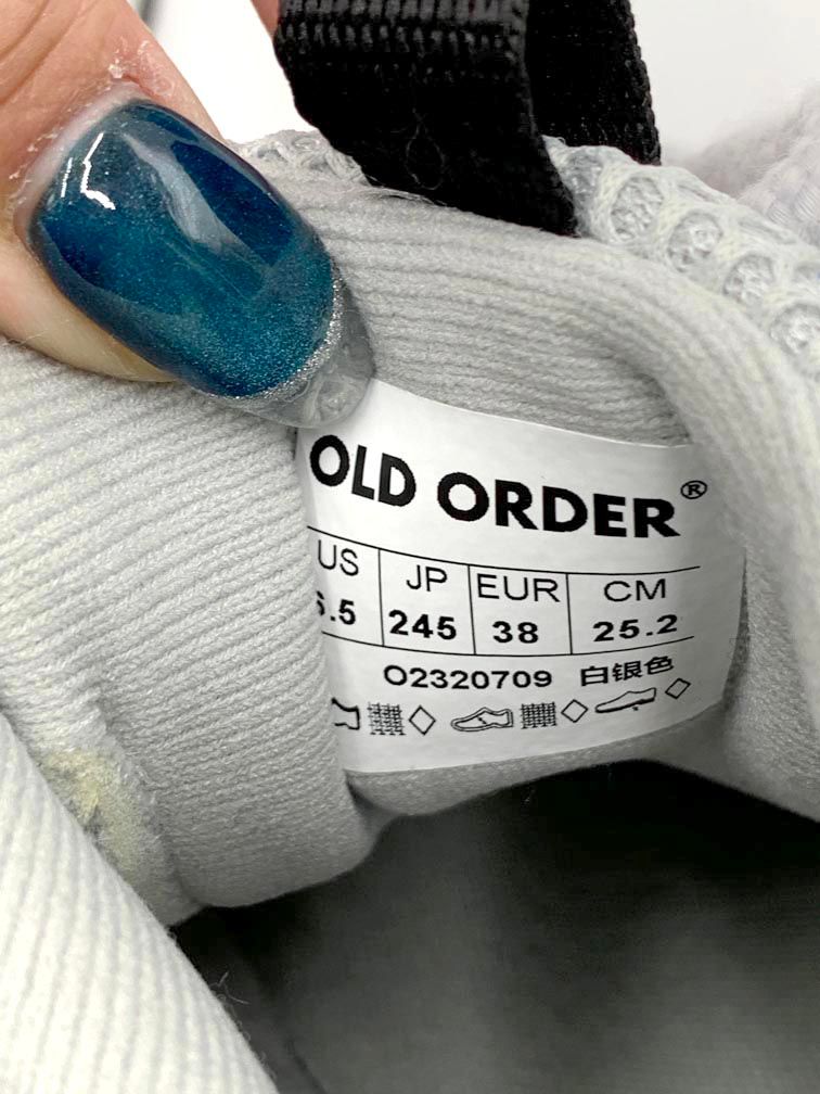  OLD ORDER オーダー URBO GT ローカット スニーカー size 24.5 グレー レディース スニーカー 靴