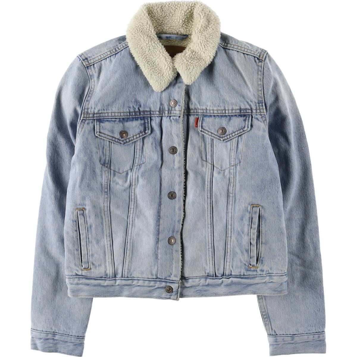 古着 リーバイス Levi s デニムボアジャケット レディースS相当 eaa592464