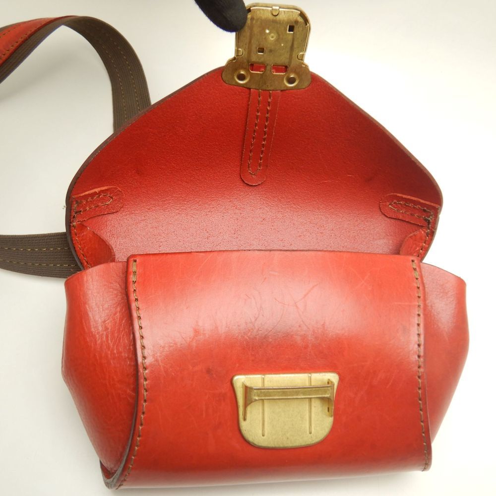  HERZ ヘルツ 2 wayウエストボディバッグ レザー オレンジ レディース 253316 ボディバッグ ウエストポーチ バッグ