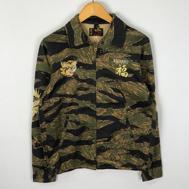 品 TAILOR TOYO テーラー東洋 GOLD TIGER VIETNAM EMB D JACKET TT 12829 ゴールドタイガー ベトナム エンブレム ジャケット ライトアウター 145 251106 ks 16 tei