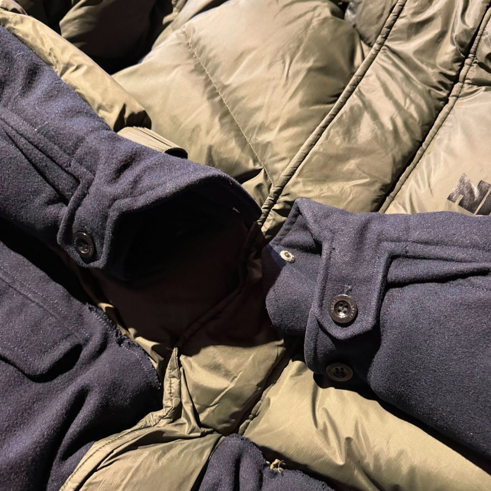 NIKE x sacai 20aw NRG RH PARKA ダウンジャケット ウール ナイロン 