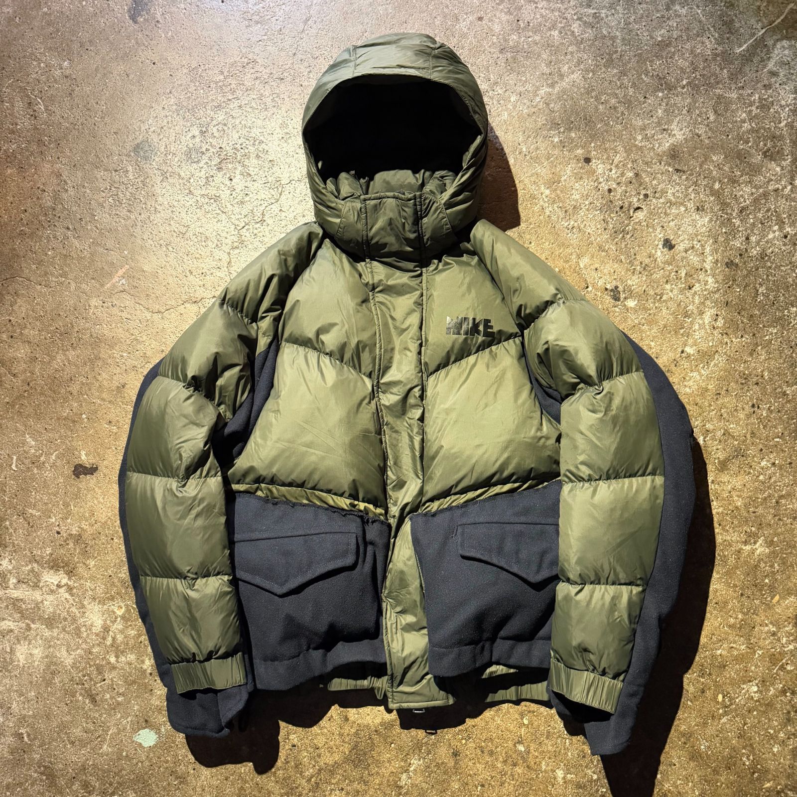 NIKE x sacai 20aw NRG RH PARKA ダウンジャケット ウール ナイロン 