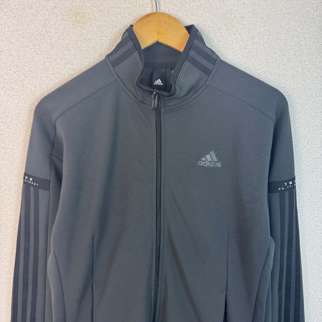 M-223 adidas アディダス　トラックジャケット　古着　サイズL相当 中古・古着通販】adidas (アディダス) トラックジャケット ブラック
