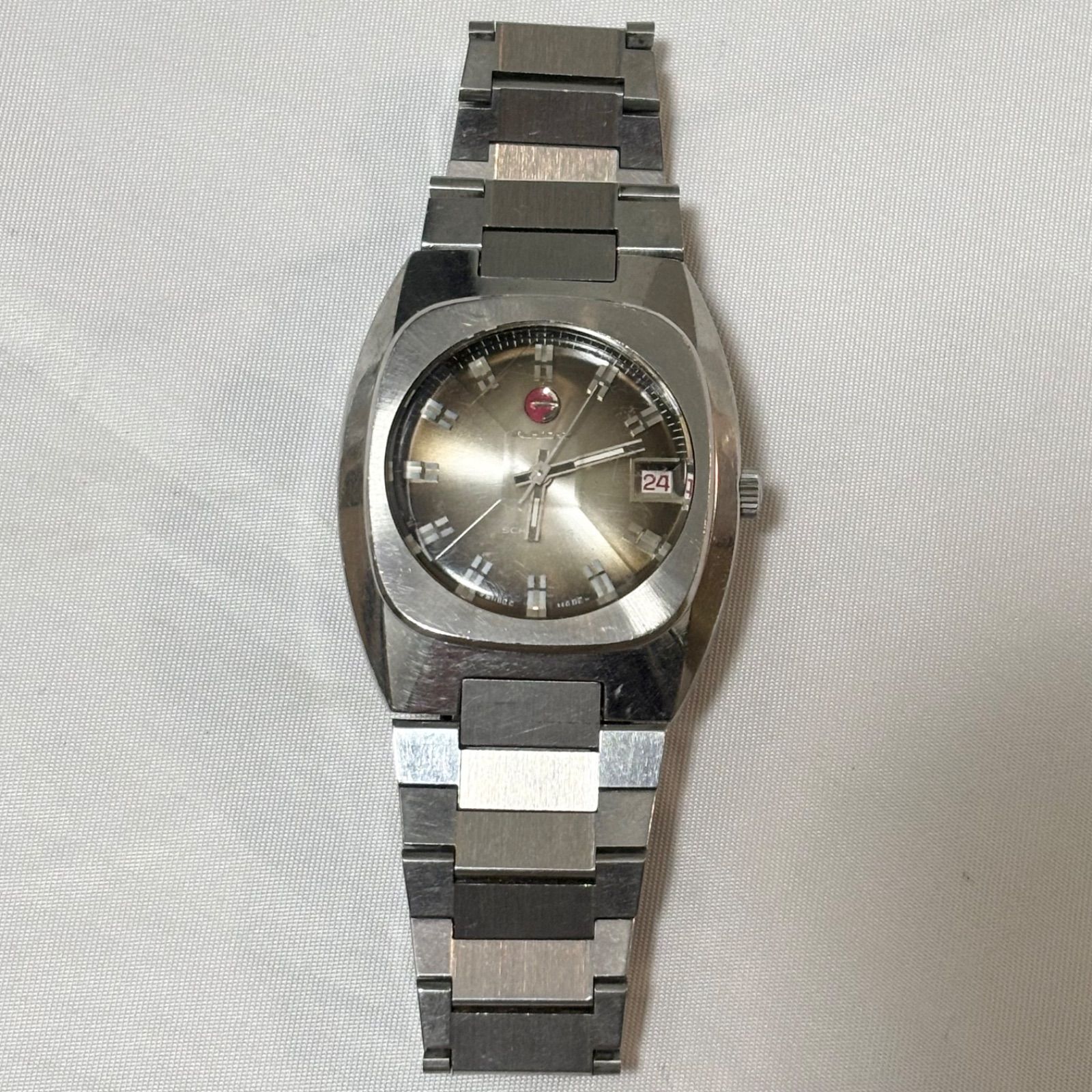 RADO ラドー シャイディック 自動巻き腕時計 シルバー 動作品 稼働品 品 ベルト破損あり