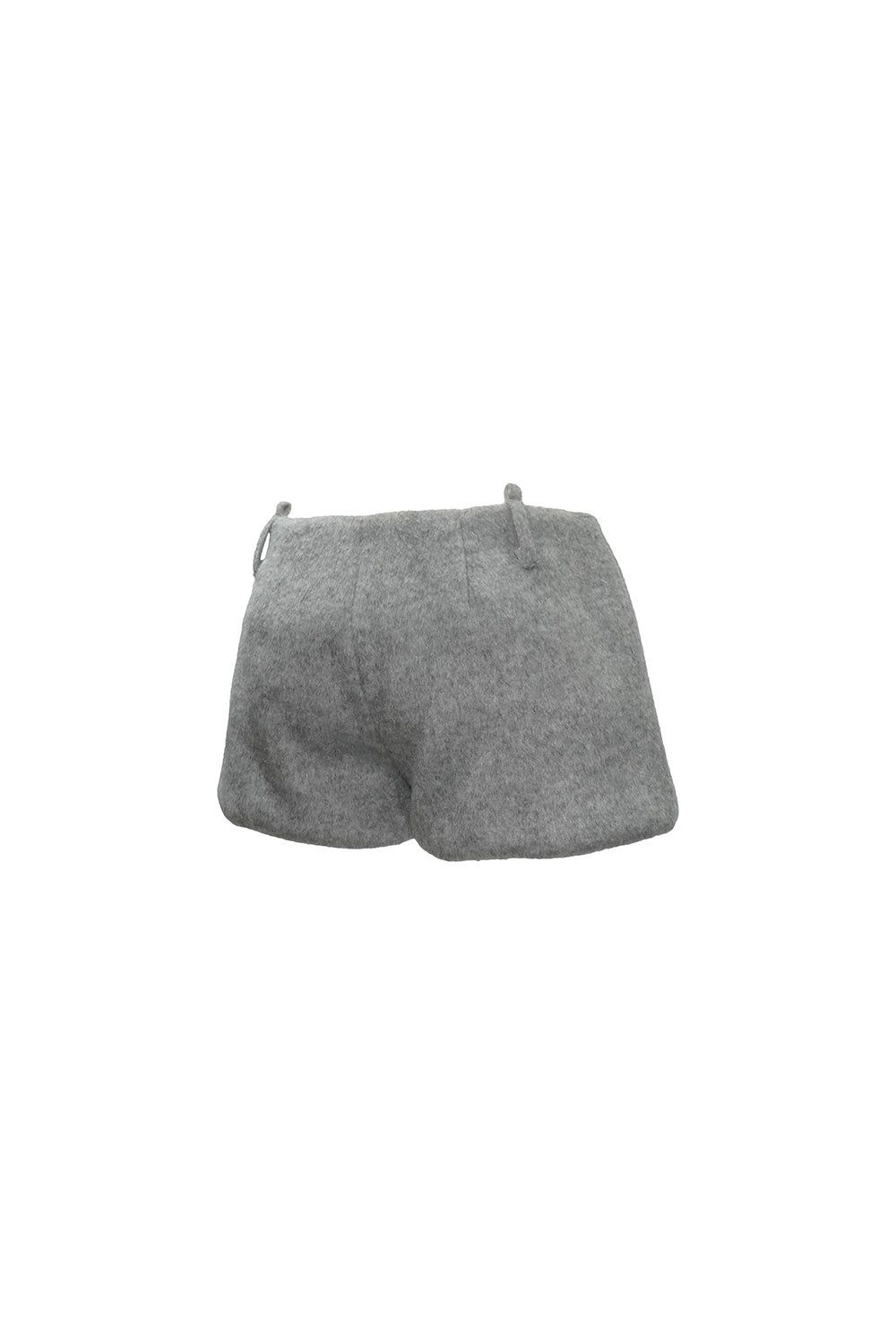 S shaggy shorts gray
