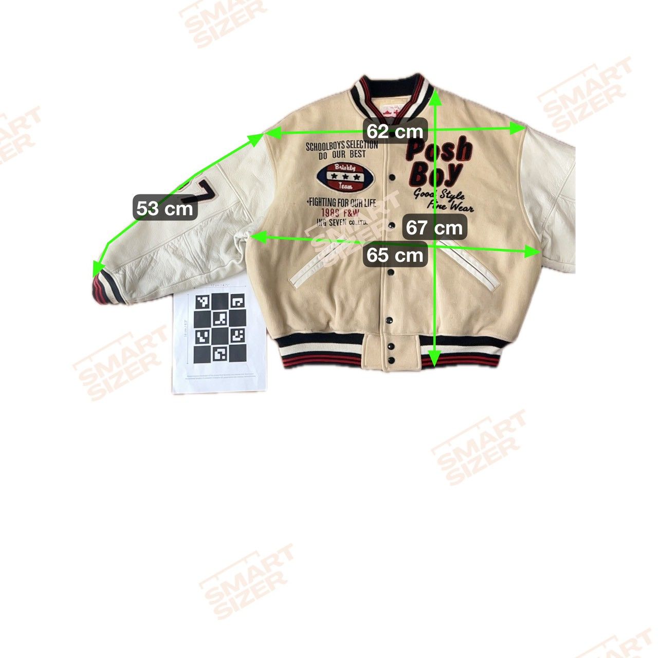 80s 90s Posh Boy ポッシュボーイ スタジャン 袖レザー ワッペン 刺繍