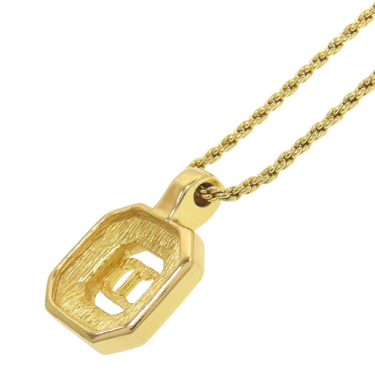 CHRISTIAN DIOR クリスチャンディオール CDロゴ ラインストーン ネックレス 金属製 レディース []