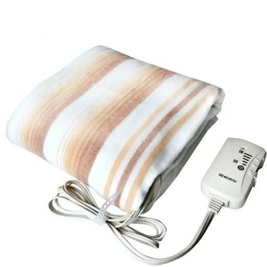 MORITA 洗える電気敷毛布 140×80cm TMB-S14KS 室温センサー付 ダニ退治