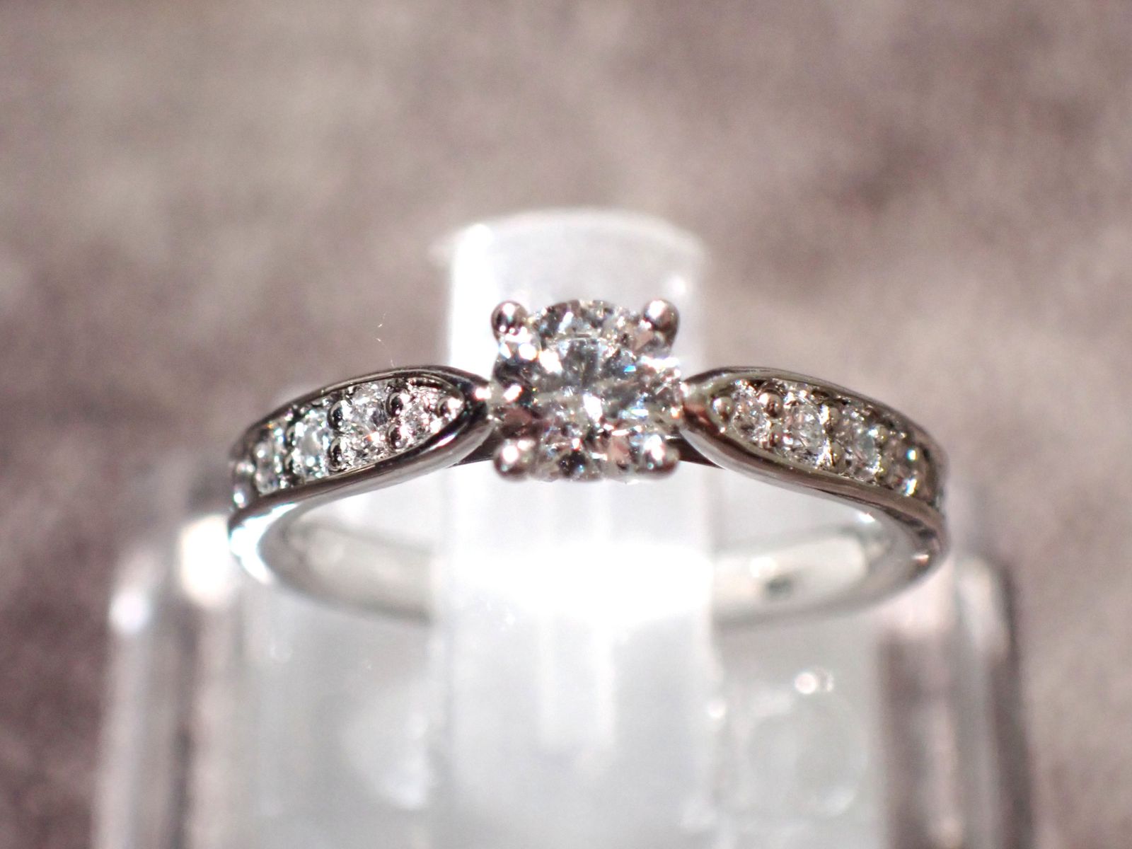 美品 TIFFANY ティファニー ハーモニー ハーフダイヤ リング Pt950