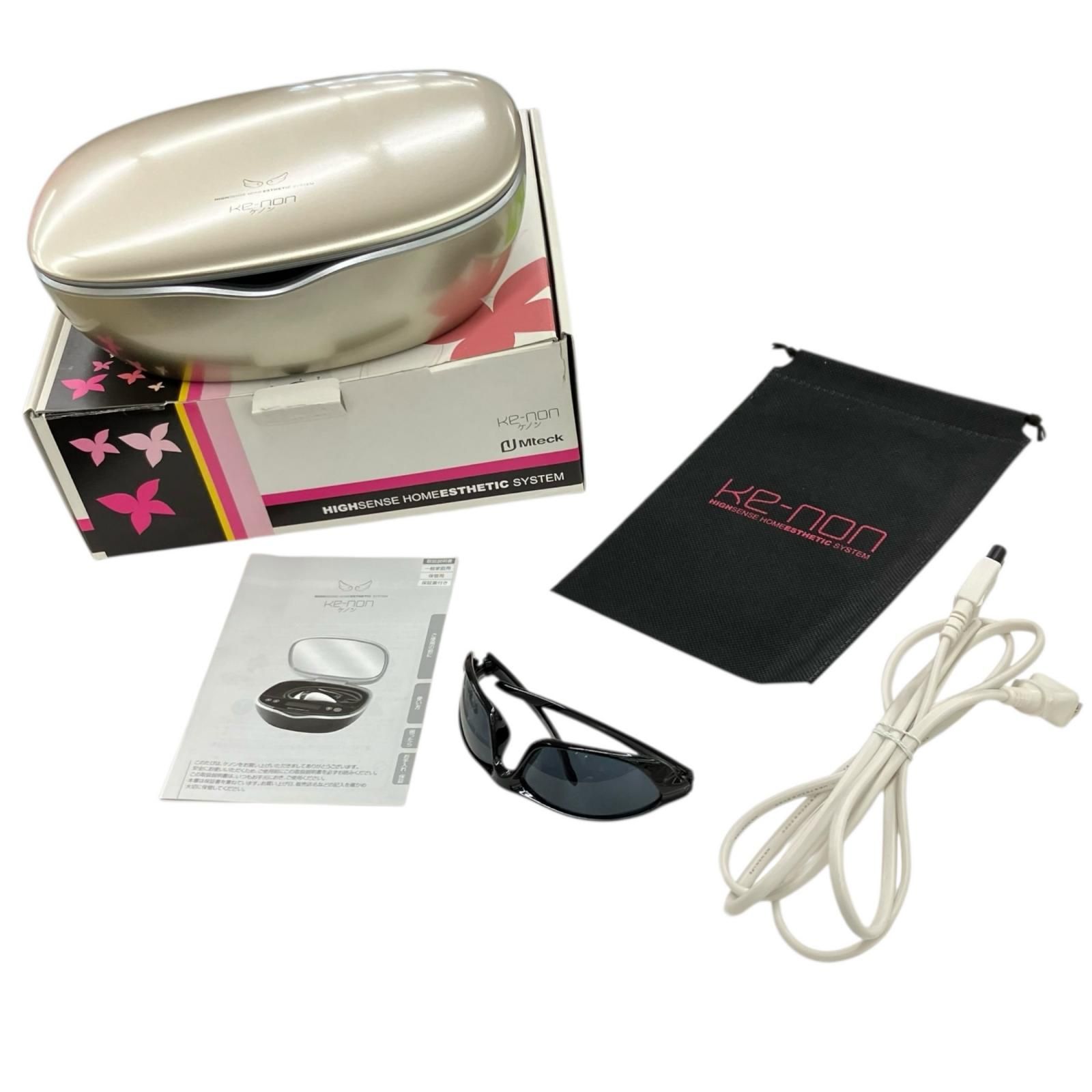 186000 現状品 KE-NON ケノン 脱毛器 v8.4 NIPL-2080 シャンパンゴールド