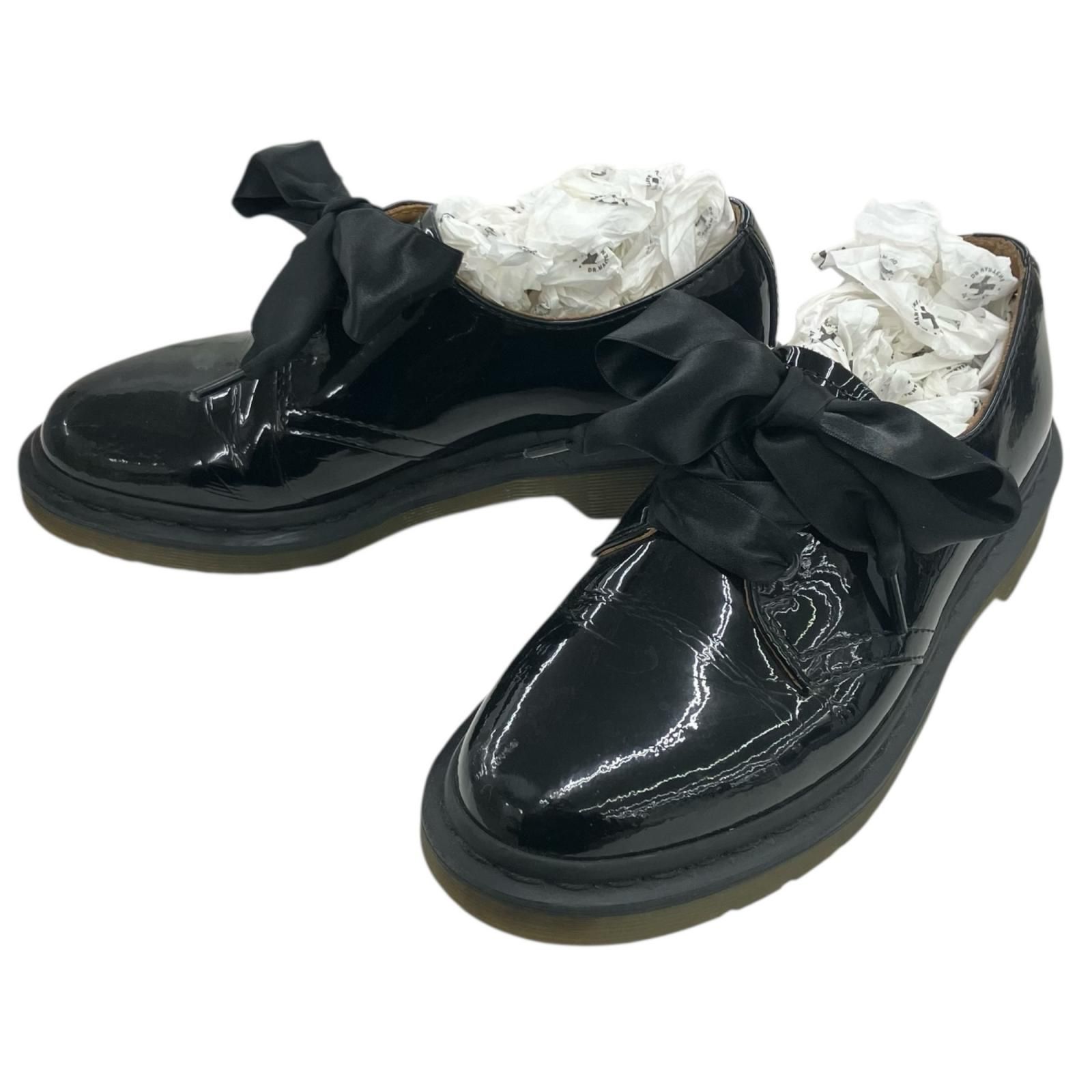 186000 Dr Martens ドクターマーチン リボンローファー BEAMSコラボ 22 cm ブラック