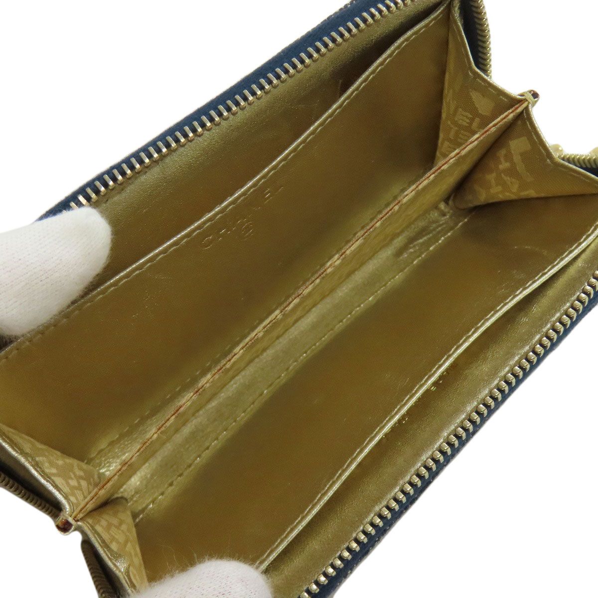 CHANEL シャネル ココマーク ステッチ ゴールド金具 コインケース  