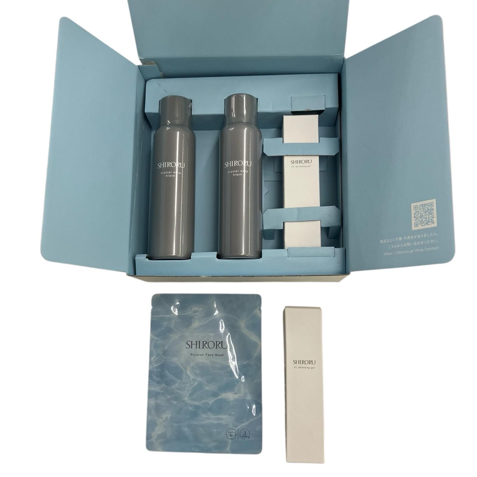 186000 新品未使用 SHIRORU おまけ付き☆ クリスタルホイップブラック