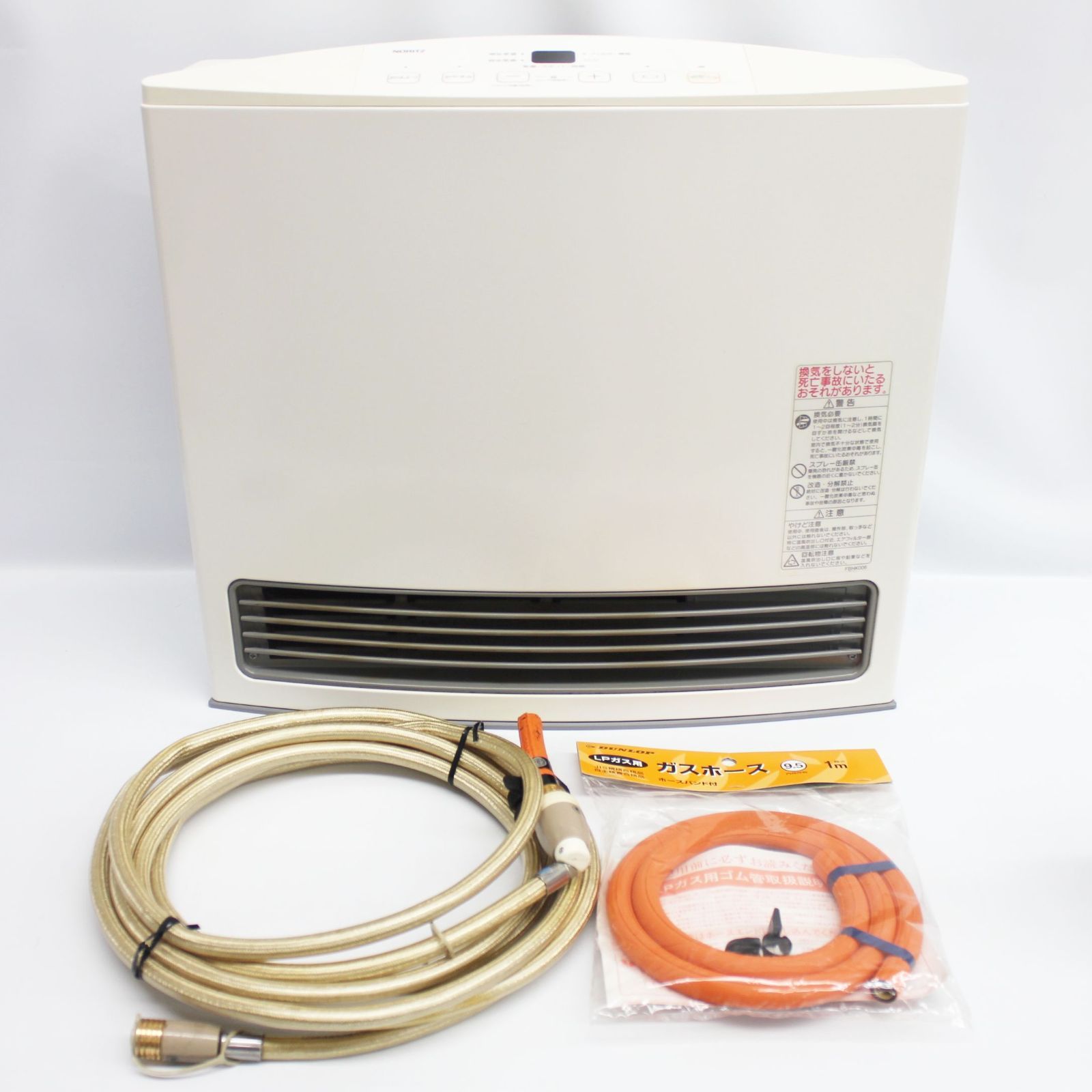 中古品】NORITZ LPガス用ファンヒーター GFH-4005S 2019年製 - メルカリ