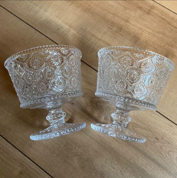 足つきグラス デザートグラス