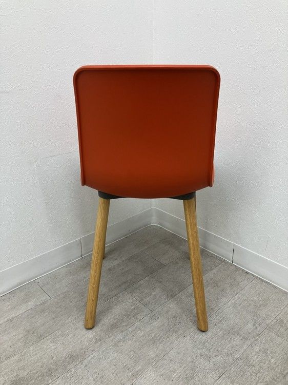 【A】Vitra ヴィトラ HAL Wood チェア レッド Vitra ヴィトラ HAL Wood チェア 赤