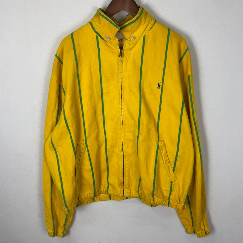 品 POLO RALPH LAUREN ポロ ラルフローレン 80 s STRIPE SWING TOP VINTAGE 80年代 ストライプ スウィングトップ ライトアウター ヴィンテージ 147 251106 ks 22 tei
