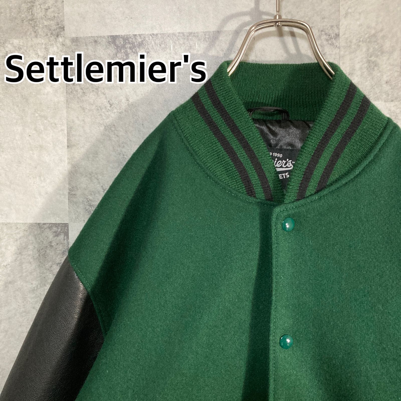 USA製 Settlemier's セトルマイヤーズ アワードジャケット 袖レザー