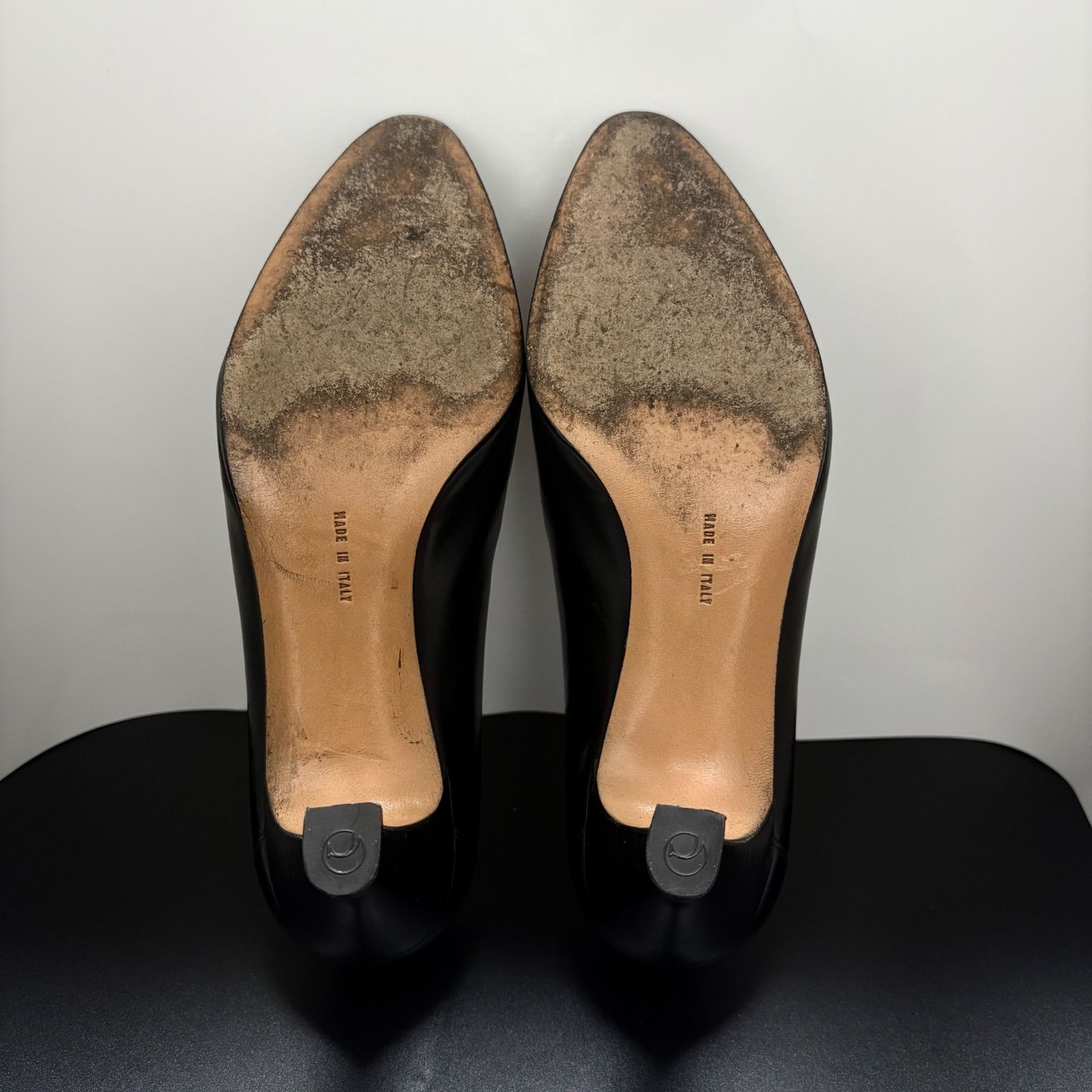 極美品 フェラガモ ガンチーニ レザー ハイヒール 6ハーフ (23.5) 極美品 フェラガモ ガンチーニ レザー ハイヒール 6ハーフ (23.5) 美品