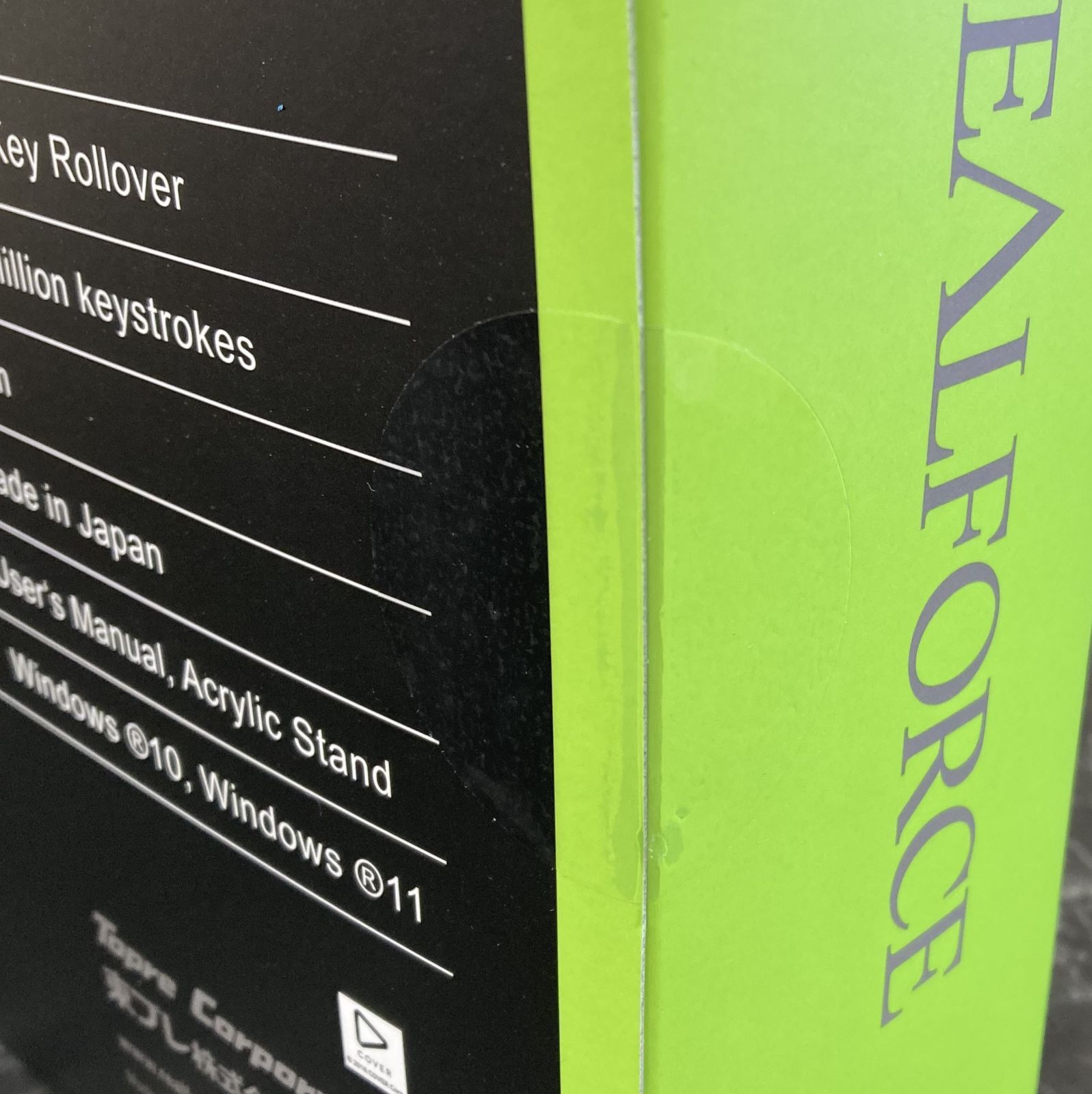  33 獅白ぼたん モデル GX 1 Keyboard X UDS 英語配列 バーチャルYouTuber ホロライブ REALFORCE 箱ダメージ有 その他 タレントグッズ