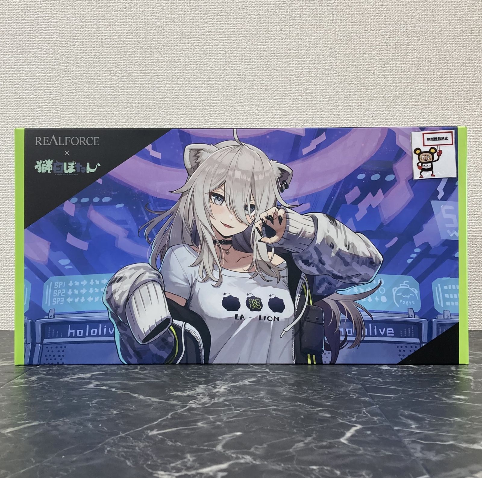 REALFORCE×hololive GX1 獅白ぼたん X1UDS1 英語配列 製品 : REALFORCE × hololive GX1 Keyboard | REALFORCE | 日本製