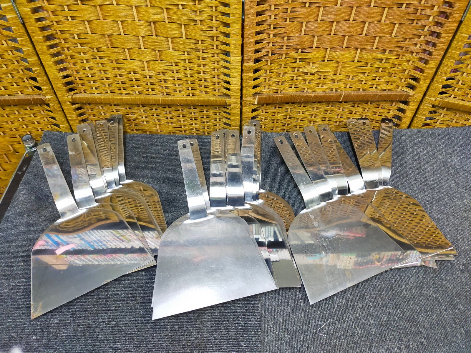 SET タカヒロ ステンレス製 ヘラ 33 20 cm 業務用 越し金 お好み焼き 鉄板焼 業務用厨房用品 フライ返し