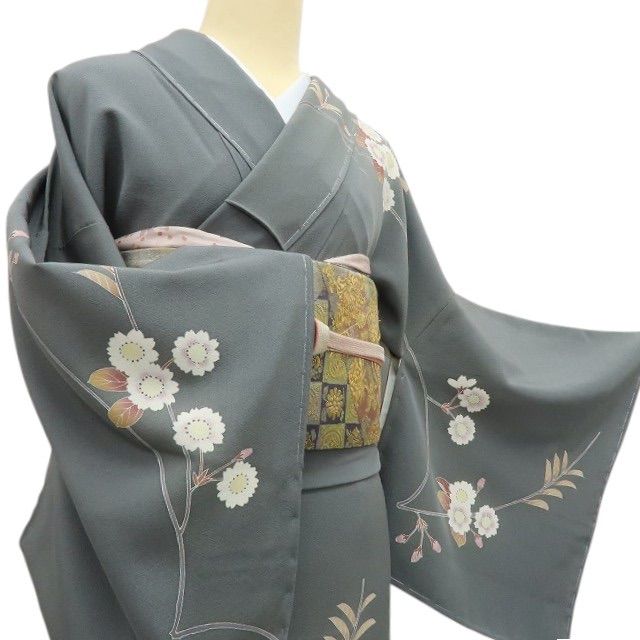 正絹 堀省平落款